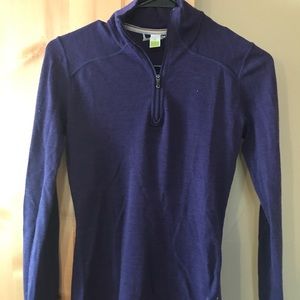 Purple Smartwool Turtleneck